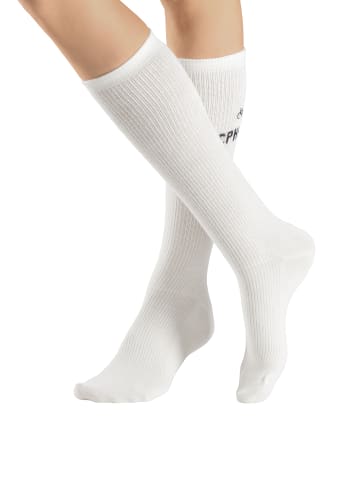 Copenhagen Studios Basicsocken in 3x off white