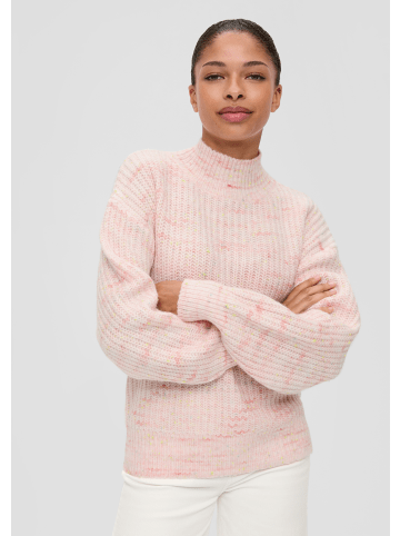 QS Strickpullover langarm in Pink