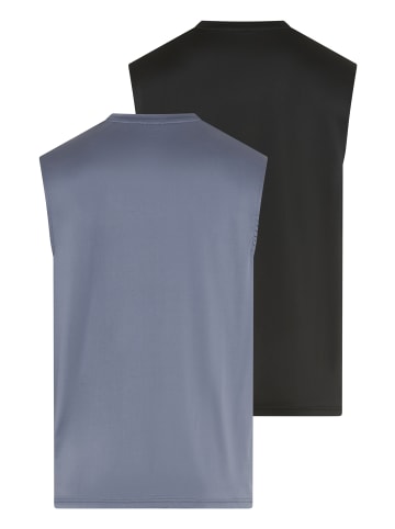 OCEAN SPORTSWEAR Funktionsshirt in grau/ schwarz