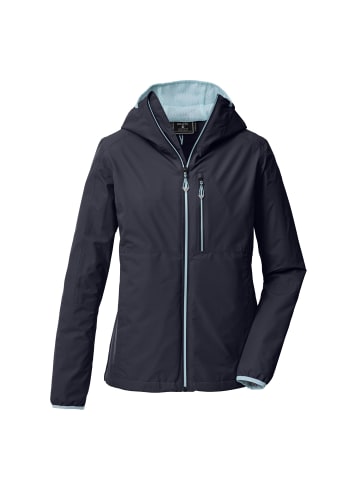 Killtec Funktionsjacke mit Kapuze wasserdicht in dunkelblau