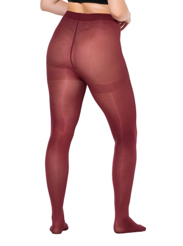 Ulla Popken Strumpfhose in dunkelrot