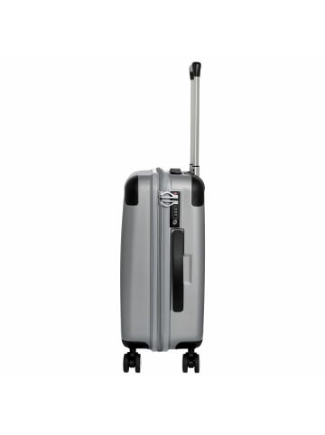 Stratic Stripe - 4-Rollen-Trolley 54 cm S (graphit) in silver