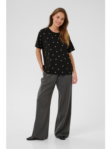 Kaffe T-shirt KAhelen Baggy fit in Black Deep