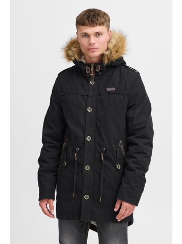 INDICODE Parka IDPulsoor 4099MM Winterjacke mit abnehmbarem Kunstfellkragen in Schwarz