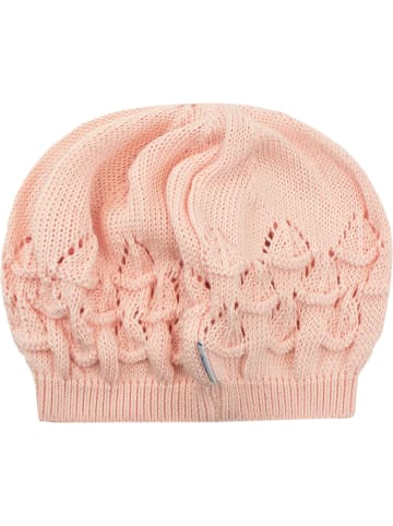 Aliap Babymütze Lochstickerei in rosa/pink