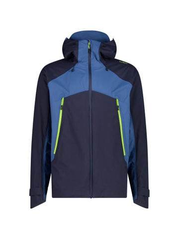 cmp Funktionsjacke, Regenjacke MAN JACKET FIX HOOD in Blau