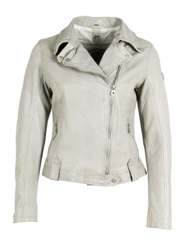 Gipsy Lederjacke GWFaye LASOV in SILVER GREY