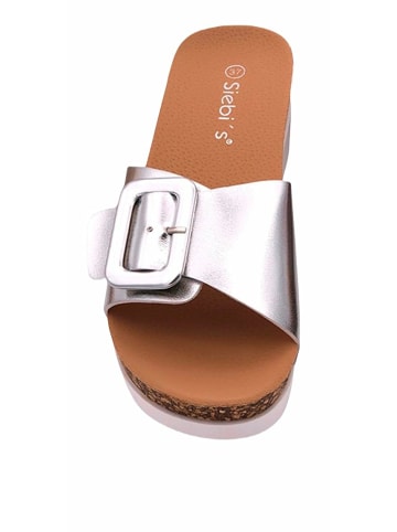 SCARPA Plateau Sandalen für Damen in silber