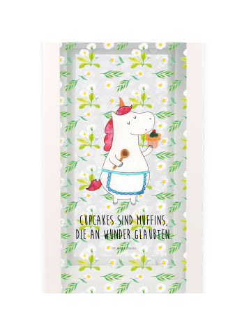 Mr. & Mrs. Panda Windlicht Einhorn Küche mit Spruch in Transparent