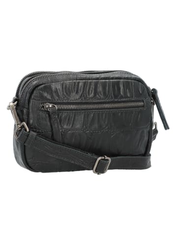 FREDs BRUDER Crolinchen Umhängetasche Leder 21 cm in black