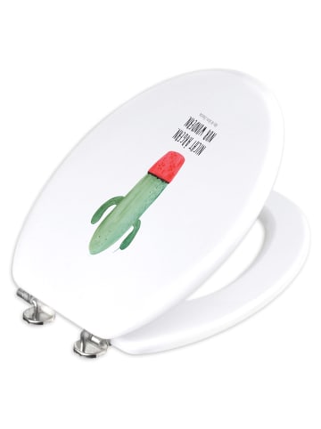 Mr. & Mrs. Panda Toilettensitz Kaktus Wut mit Spruch in Weiß