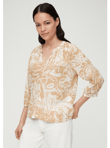 s.Oliver Bluse 3/4 Arm in Braun-creme