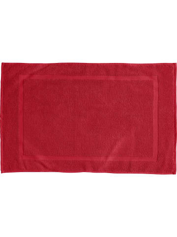 REDBEST Frottier Duschvorlage Chicago in rot