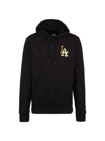 NEW ERA Kapuzenpullover Los Angeles Dodgers Metallic in schwarz / gold