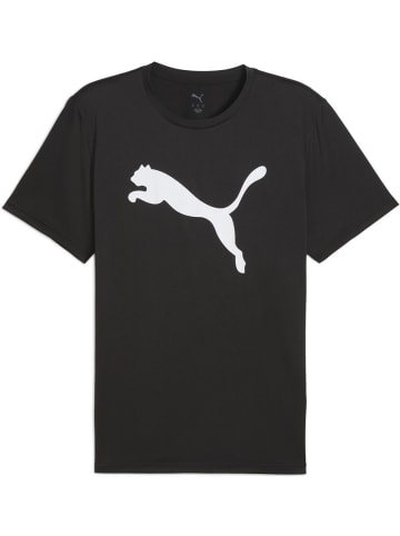 Puma T-Shirt "Tad EssentiaLongsleeve Solid Cat Tee (CF big Cat)" in Schwarz