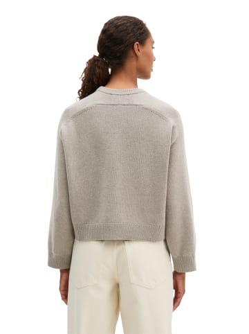 Marc O'Polo Pullover regular in Stone Taupe Melange