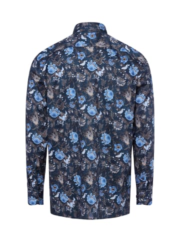 OLYMP  Hemd in marine schoko - 0001
