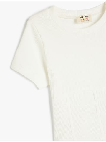 KOTON TSHIRT SS in Ekru