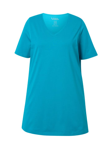 Ulla Popken Longshirt in blaugrün