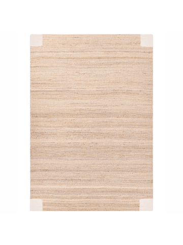 Beliani Kurzflor AMRAVATI in Beige - (W) 160 x (L) 230 cm