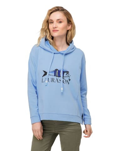 LAURASØN Sweatshirt in eisblau