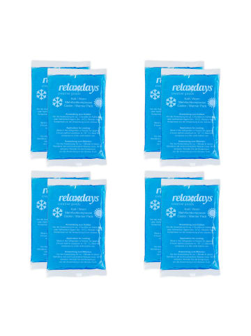 relaxdays 24 x Kühlpad in Blau