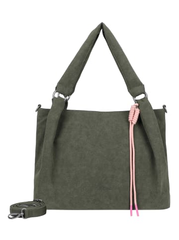 Fritzi aus Preußen Shopper Sue03 Suede Jacky Soft Dark Anthra in Gruen