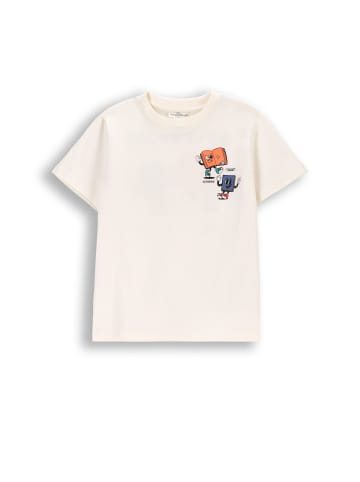 Coccodrillo T-Shirt mit kurzen Ärmeln in ecru