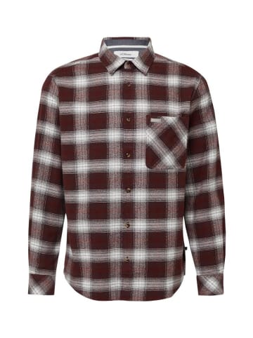 S.OLIVER RED LABEL Langarmhemd in Rot