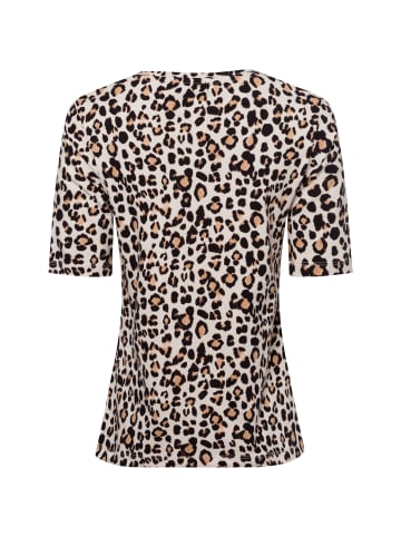 Franco Callegari T-Shirt in beige schwarz