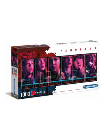 Clementoni Panorama Puzzle Stranger Things (1000 Teile) in mehrfarbig