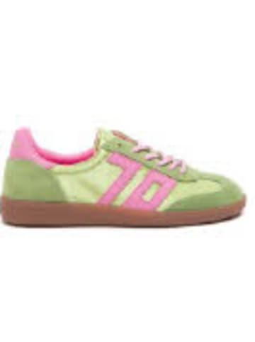 Back 70 Damen- Schnürschuhe in Grün