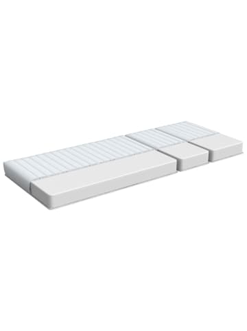 Beliani Matratze CLEVER in Weiß - (W) 90 x (H) 10 x (L) 130 cmH2/3 Mittel