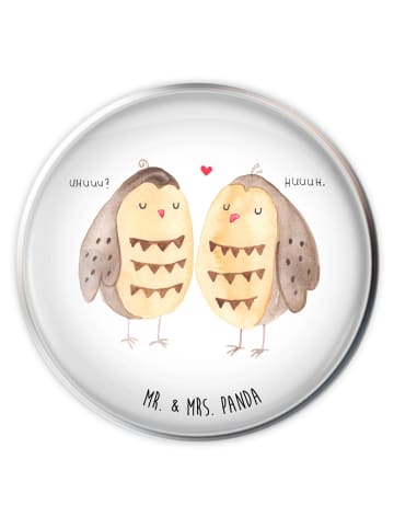 Mr. & Mrs. Panda Ablaufgarnitur Eulen Liebe ohne Spruch in Weiß