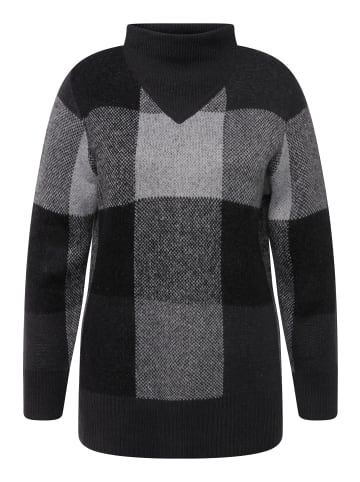 Ulla Popken Pullover in anthrazit melange