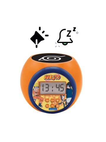 LEXIBOOK® Naruto Projektionswecker mit Timer & 3-Farben-Projektion