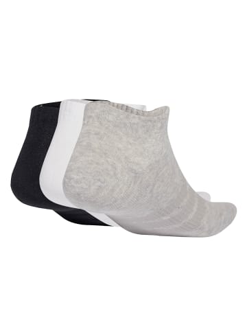 adidas Socken 3er Pack in Schwarz/Grau/Weiß