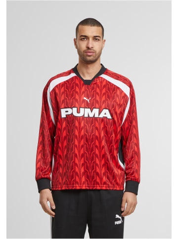 Puma Puma Longsleeves in intense red/aop
