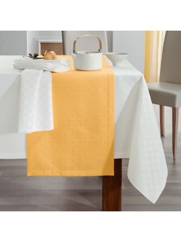 Erwin Müller Jacquard, Baumwollmischung Tischdecke Paderborn in weiß