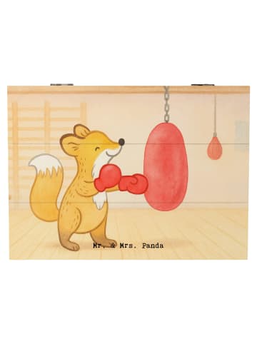 Mr. & Mrs. Panda Box Holz Fuchs Boxen Design ohne Spruch in Weiß