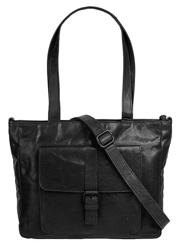 SPIKES & SPARROW Shopper in schwarz