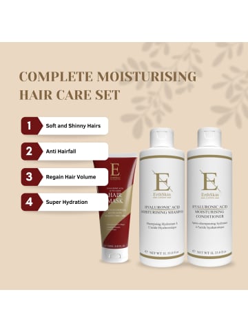ErthSkin Hydra Hair Nourish Trio
