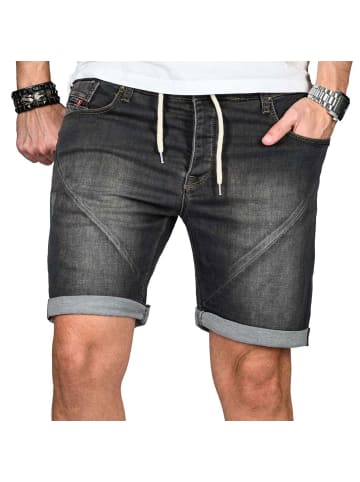 Alessandro Salvarini Jeansshorts Salvarini-Shorts-Multi4 in Dunkelgrau