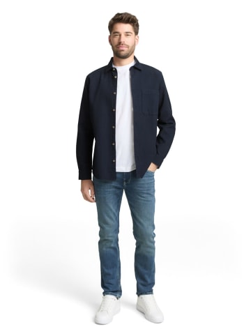 Tom Tailor Hemd LIGHT STRUCTURED SHIRT in Blau