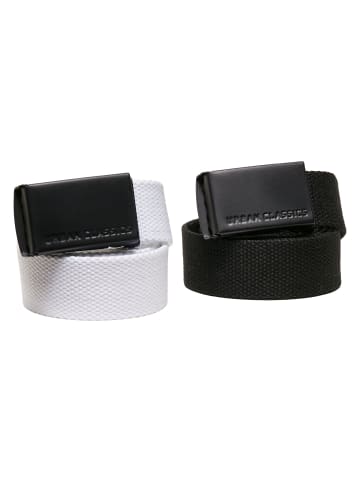 Urban Classics Belts in black+white