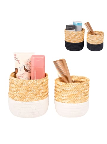 bremermann Aufbewahrungskörbe 2er Set schwarz