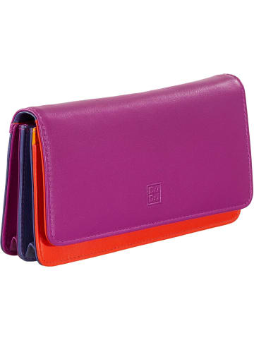 DuDu Geldbörse RFID Leder 17,5 cm in fuchsia
