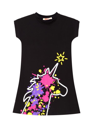 Denokids Dress Unicorn Splash in Black