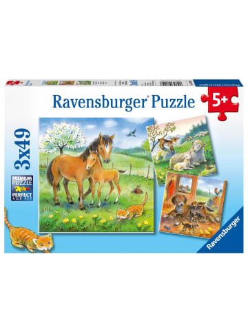 Ravensburger Kuschelzeit. Kinderpuzzle 3 x 49 Teile