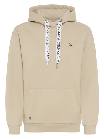 Delmao Kapuzensweatshirt in beige